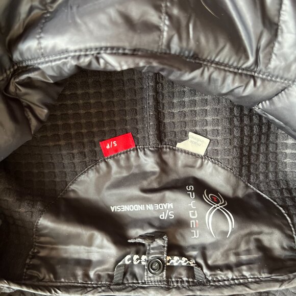 SPYDER Parka-Style Jacket, Removable Lining, Size S, Black, - Picture 7 of 11